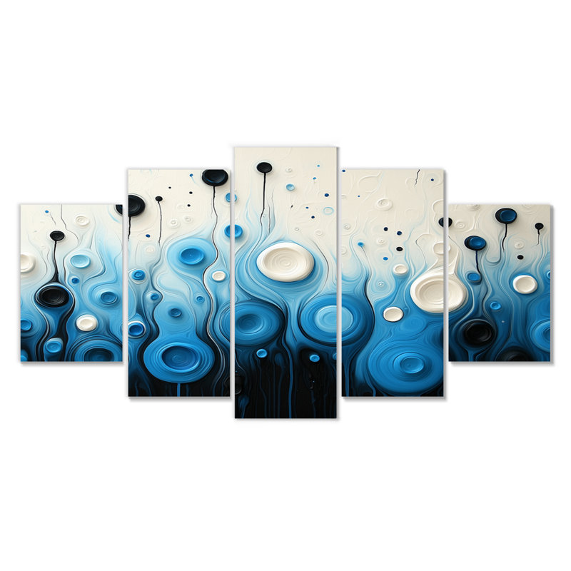 Goutte à goutte peinture rythmique éclaboussures de sérénité III