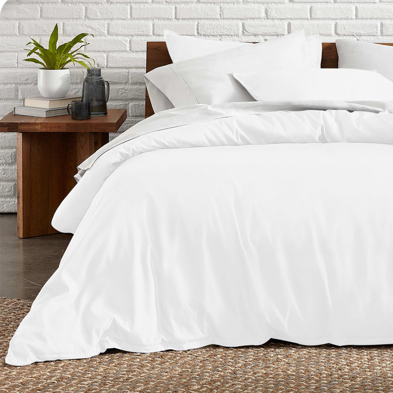 Ozlem Microfiber Duvet Cover Set with Pillowcases, Super King Duvet Cover + 2 Standard Pillowcases, No Pattern