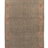Grey Vintage Traditional Wool Runner - 6'6" x 22'