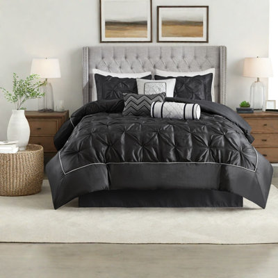 Elegant King Bedding Sets, 100% Polyester Tufted Modern Home Decor