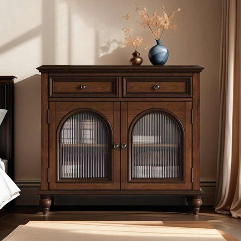 Armoire d'appoint American-Style Retro, Brun