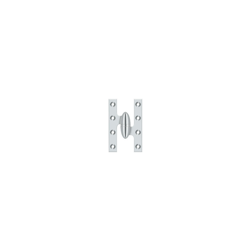 Hinge, Polished Chrome, Left Hand