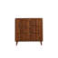 Ensemble de 2 commodes cannelées 3 tiroirs