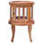 End Table Glass Display Cabinet Side Table Natural Solid Wood Mahogany-1736340693