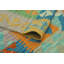 Tapis bleu Bousson Kilim Chinue