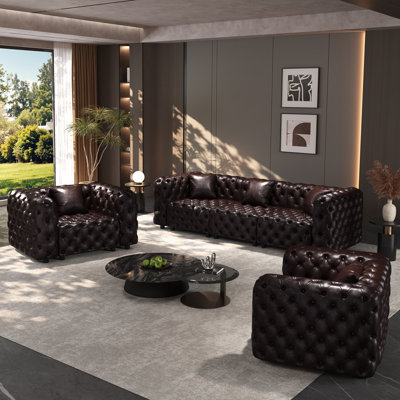 Modern Modular Sectional Sofa with Handcrafted Tufting