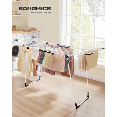 Clothes Drying Rack Foldable, Gullwing Laundry Drying Rac