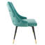 Chaise parsons capitonnée en velours-148914999