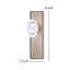 Egg And Dart Knob with Rectangle Rosette-664286413