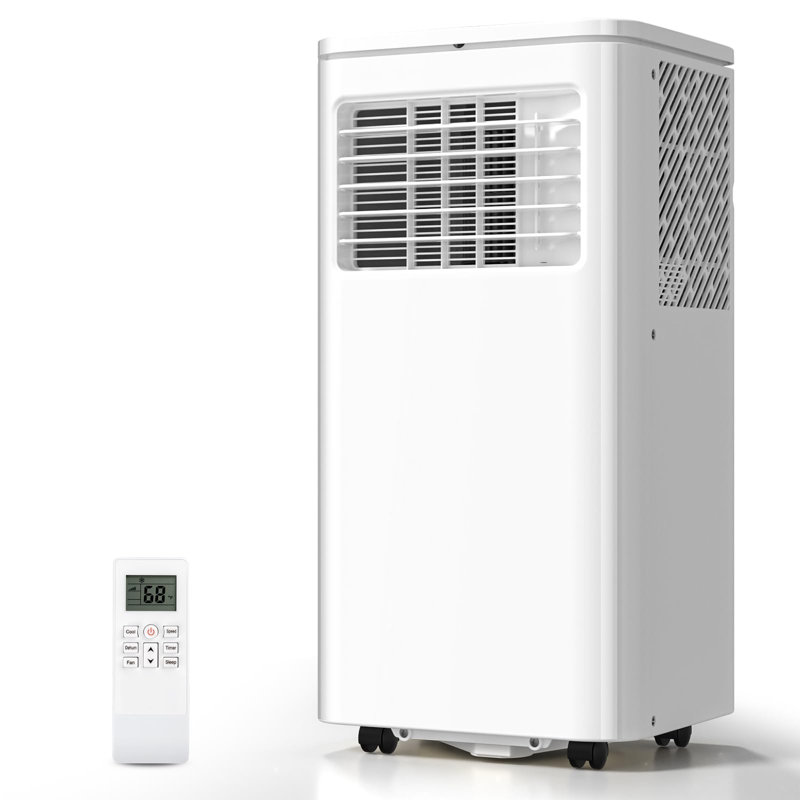 Climatiseur portatif 8-000 BTU (ASHRAE), refroidissement rapide 3-en-1 pour 350 pieds carrés Ensembles de fenêtre d'affichage à distance Ft Spaces inclus pour le bureau de la chambre à coucher