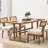 69" 6-Person Solid Wood Rectangular Dining Table-1447801727