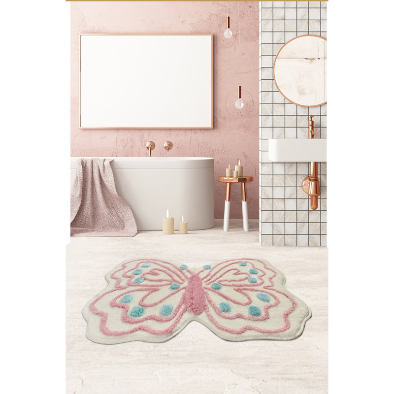 Tapis de bain en acrylique de qualité supérieure, antibactérien et antidérapant, 27,6 po x 47,2 po | 100% acrylique, hauteur des poils: 1,0 po, 1,0 lb | Lavable à la machine à 86 ° F, doux et durable, idéal pour la sécurité et le confort de la salle de bain