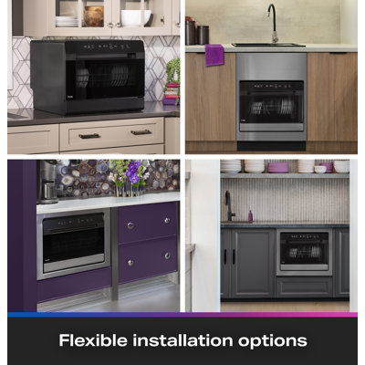 GE Profile ENERGY STAR® Smart Compact Dishwasher for Countertop or Built-In
