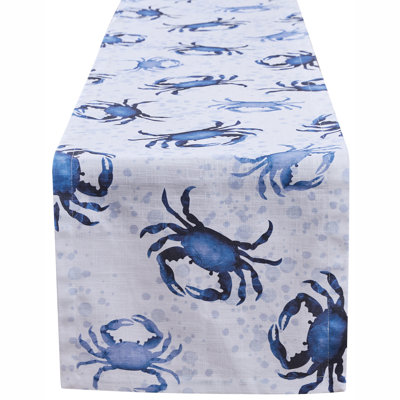  Blue Crab Table Runner 15" X 72"