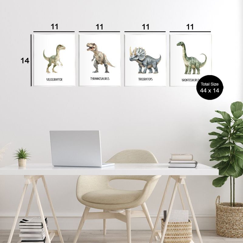 «Meet The Dinosaurs», plaque murale, design par Christine Simpson Art