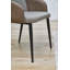 Chaise avec accoudoirs à dossier rembourré Chanina-1525422841