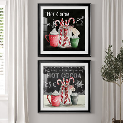 Cocoa Chalk - ensemble de 2 reproductions d'art textuel