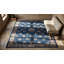 Wool Rectangle Large Antique Blue 1890s Hand Knotted Pile Rug