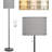 Floor Lamp For Bedroom, 3 Color Temperature LED Floor Lamp With Pull Chain Switch, Modern Standing Lamps For Living Room, Office, Kids Room, Reading(Bulb Included, White Shade)-546508258-546508259