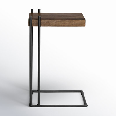 Maddox Solid Wood Top End Table