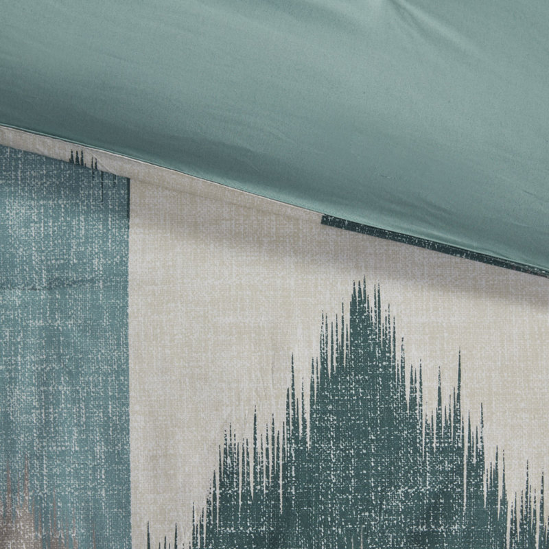 Ensembles de literie hypoallergéniques avec rembourrage en polyester, style turquoise moderne pour la maison