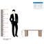 Banc simple en marbre