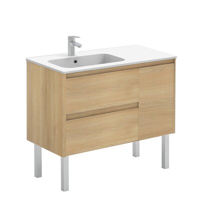 Ambra 36"" Single Bathroom Vanity Set -  WS Bath Collections, Ambra 90F NO