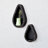 2 Pieces 100% Plywood Teardrop Wall Mounted Accent & Display Shelf