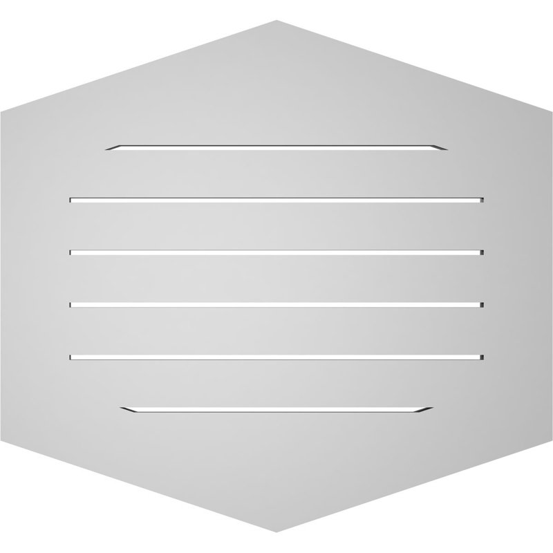 Pente verticale verticale en uréthane 4 pi, H 1 po x l 28 po x L 26 po