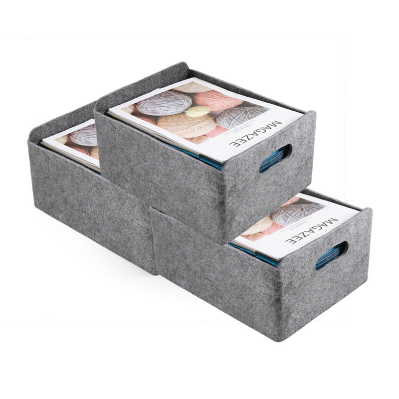Rebrilliant Decorative Bin, Charcoal