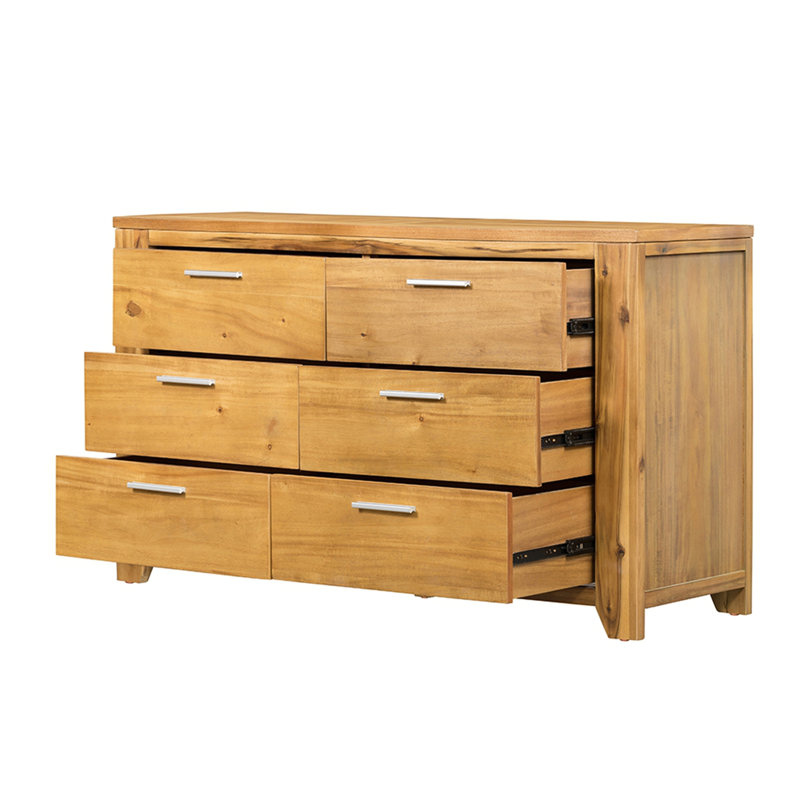 Commode 6 tiroirs 53 x 17 x 31,5 po