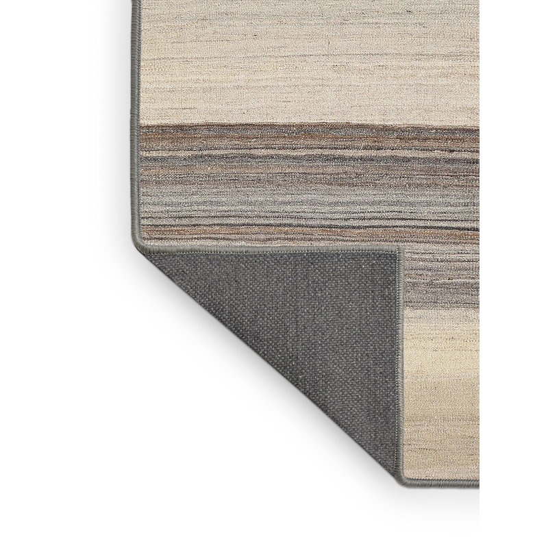 Tapis abstrait gris / olive, Rectangle 8 pi x 12 pi