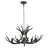 Rohrbach Candle Style Wagon Wheel Chandelier-140209380-184862633