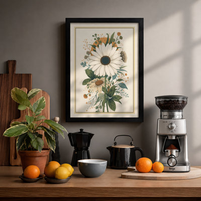 Study in Bloom Botanical - Framed Print