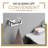 Bathroom Wall Mounted Double Towel Hook-93705841