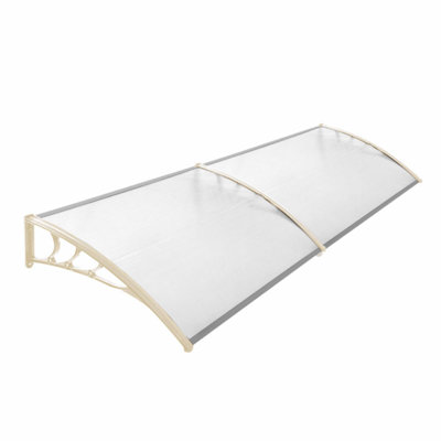 Garden Sanctuary 190cm W x 100cm D Plastic Cover Retractable Door / Window Awning