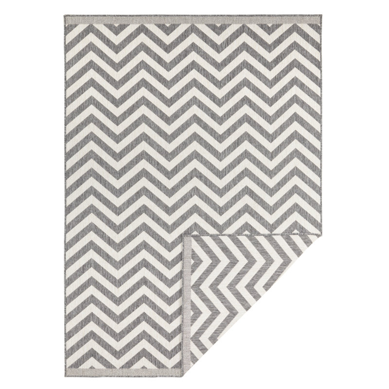 Palma Flatweave Grey Rug, Rectangle 200 x 290cm