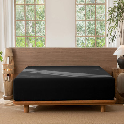 Drap-housse MooMee 100% coton lavé extra profond