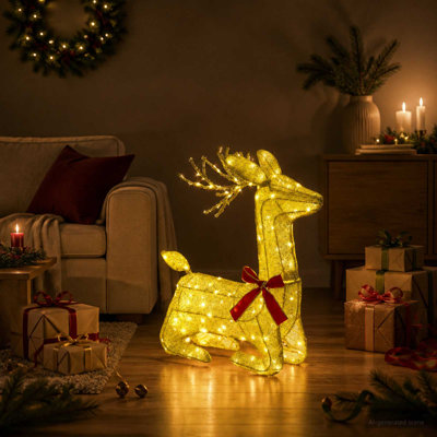 3D Christmas Reindeer LOVIISA LED Christmas Reindeer