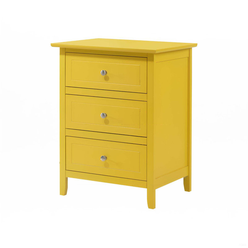 Table de chevet, Jaune