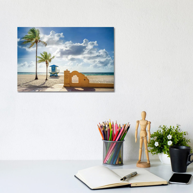 Florida Mornings 1 Piece Wrapped Canvas Painting, 20.32cm H x 30.48cm W