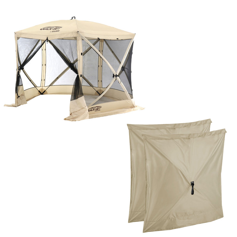 D Aluminum Canopy, 82" H x 108" W x 108" D, Green