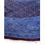 Tapis bleu nouvel âge 6 pi 1 po x 6 pi 3 po Cosma