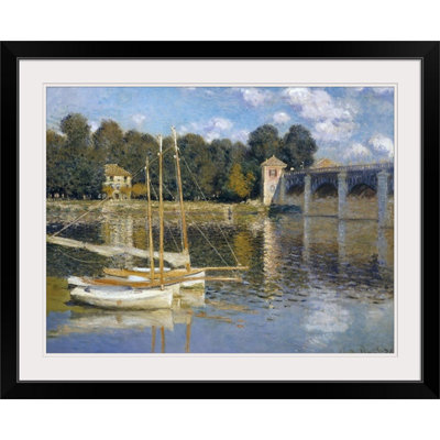 Claude " Bridge At Argenteuil, 1874 " by Claude Monet