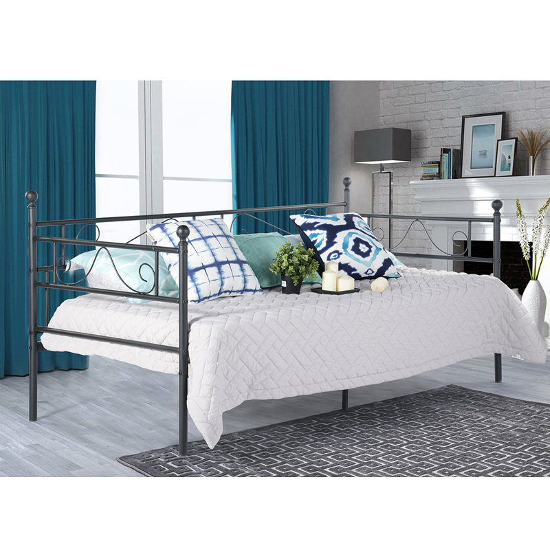 Vicksburg Metal Daybed, Black