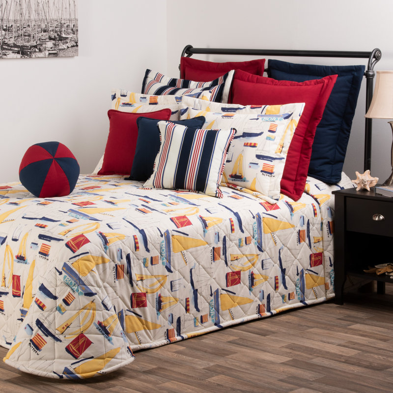 McGregor Cotton Nautical Bedspread, King Coverlet