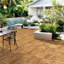 Carreaux de terrasse en bois d'acacia emboîtables pour l'intérieur et l'extérieur-108486384