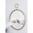 Iron Frame Vertical Round Mirror