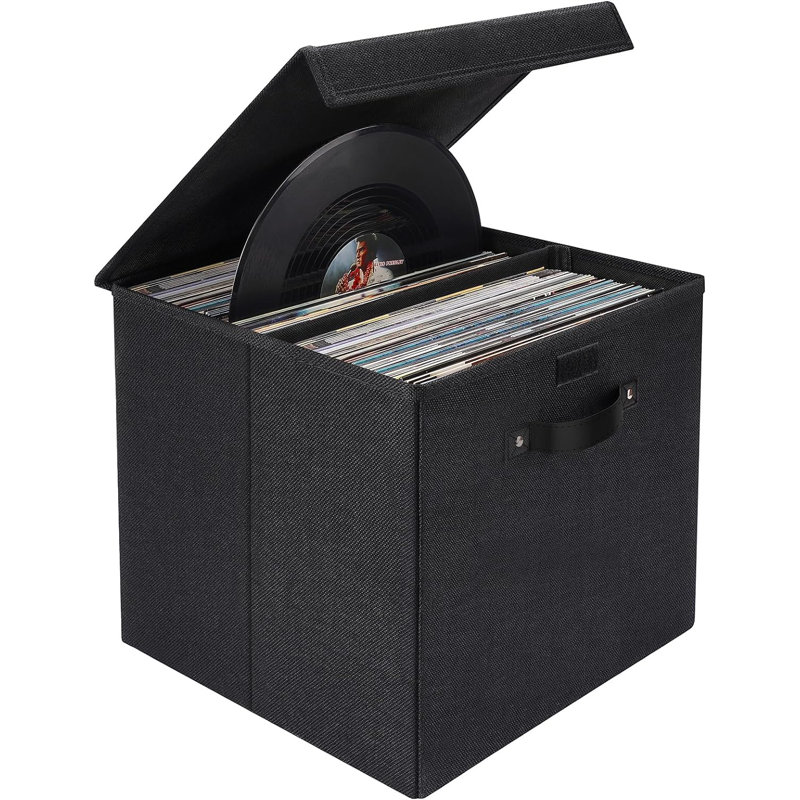 Boîte de rangement pour disque vinyle