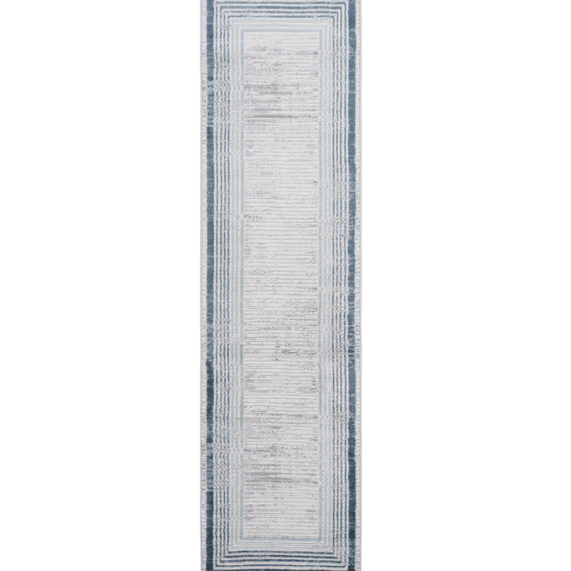 Tapis de 2 x 8 po bleu